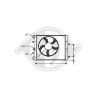 1X KüHler, MotorküHlung Diederichs DCM3567 Passend FüR Seat Skoda Vw