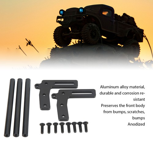 Front Bumper Stable Performance RC Crawler Car Metal Front Bumper For SCX10 SC - Picture 3 of 12