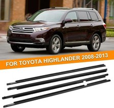 Weatherstrip Window Trim Compatible with Toyota Highlander 2008 2009 2010 2011