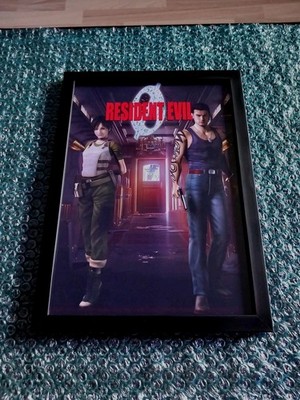 Resident Evi 0 Zero Print Poster Bild im Rahmen mit Glasscheibe! NEU!