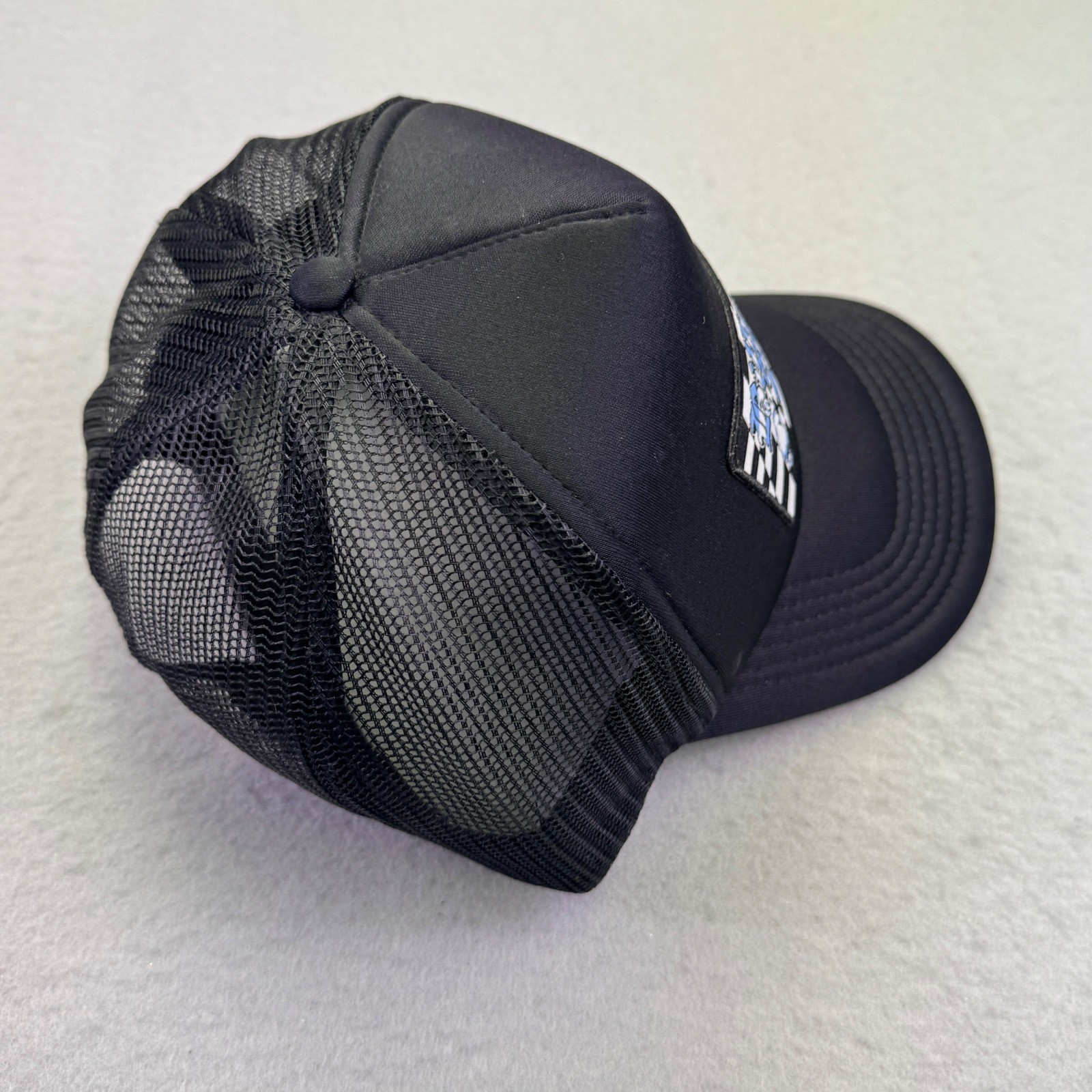 Billy Strings Black Trucker Hat Checkerboard Patc… - image 3