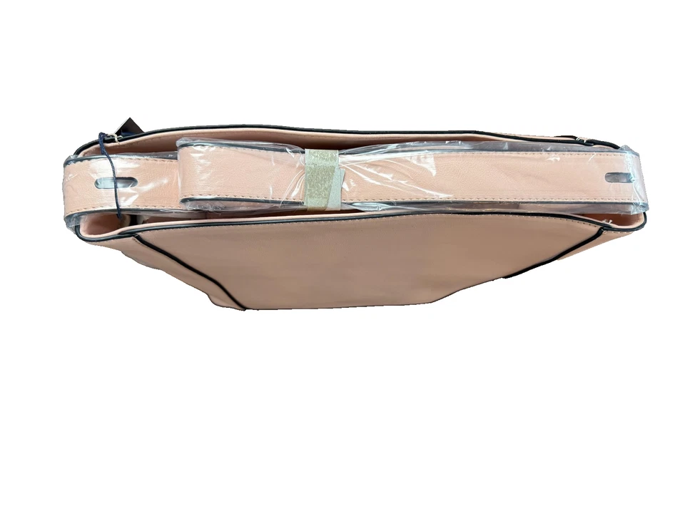 Bolso de hombro French Connection para mujer suave melocotón Olympia Bucket FCS24126-MWPH Foto 3 de 4