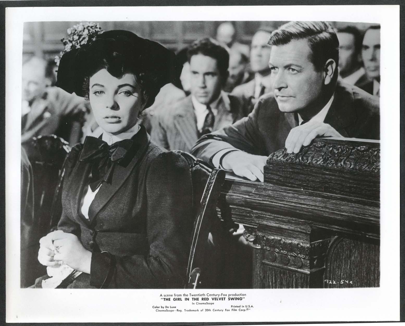 Joan Collins courtroom scene Girl in the Red Velvet Swing 8x10 ...