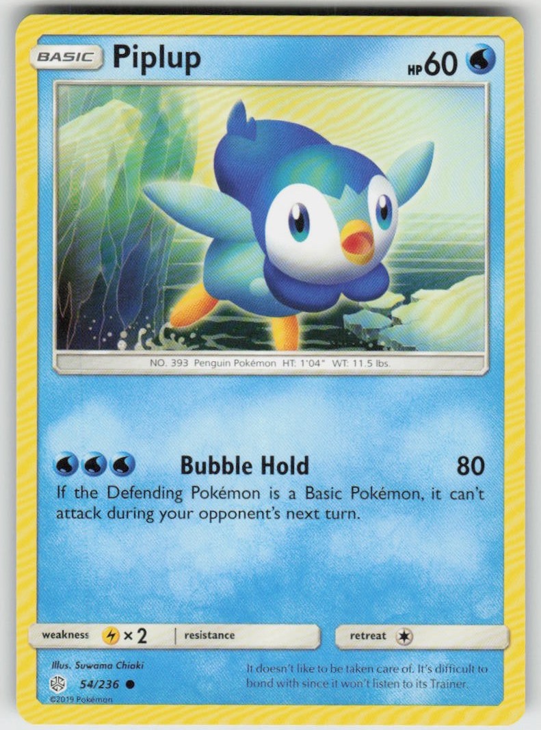 Piplup 54/236 Common SM - Cosmic Eclipse