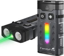 1100 Lumen Rechargeable EDC Flashlight Powerful RGB Flashights Portable