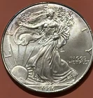 1996 $1 American Silver Eagle Dollar Bullion .999 fine silver key date & low pop