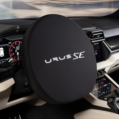 2025-27 NEW OEM GENUINE Lamborghini Urus SE Black Steering Wheel Cover 4ML860225