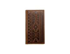 Nocona Western Wallet Mens Rodeo Southwest Medium Brown N500049144