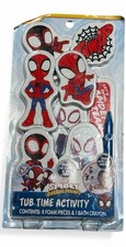 Marvel Spider Man Spidy And Friends Bath Activity Set New
