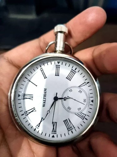 Watch elgin vintage pocket Collectible Antique 1 Brass Pocket Watch Occasio GIFT - Picture 1 of 6