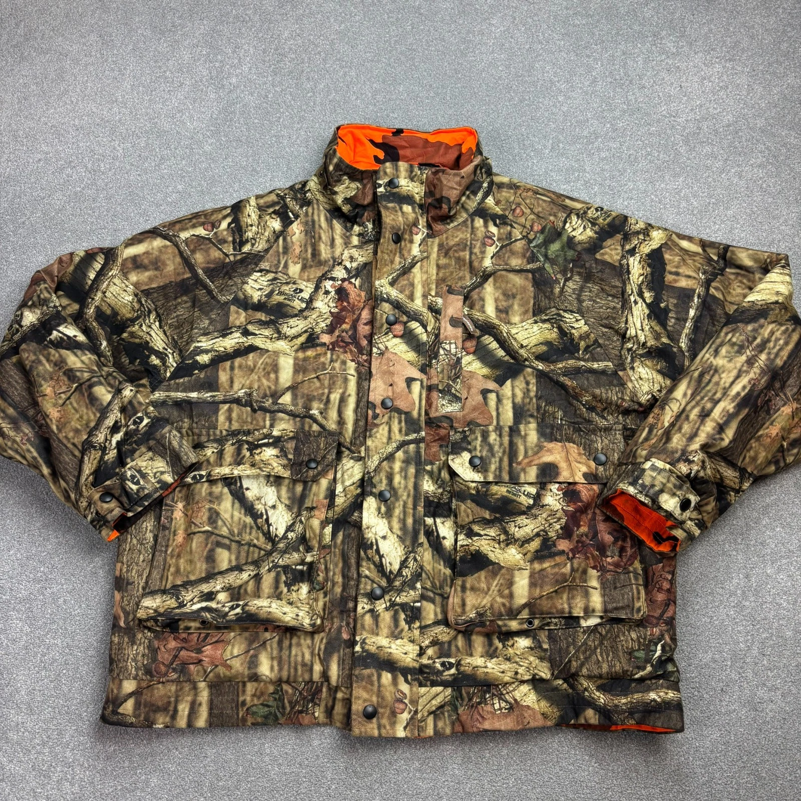 RealTree Jacket Adult X Large Brown Work Wear Camo Hunting Padded Bomber Men