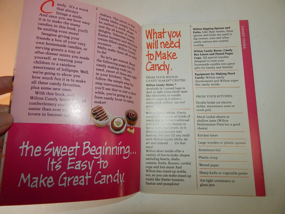 4 Antique & Vintage How to Candy Making Cookbooks Recipe Bonbons Fondant Neil - Imagem 4 de 4