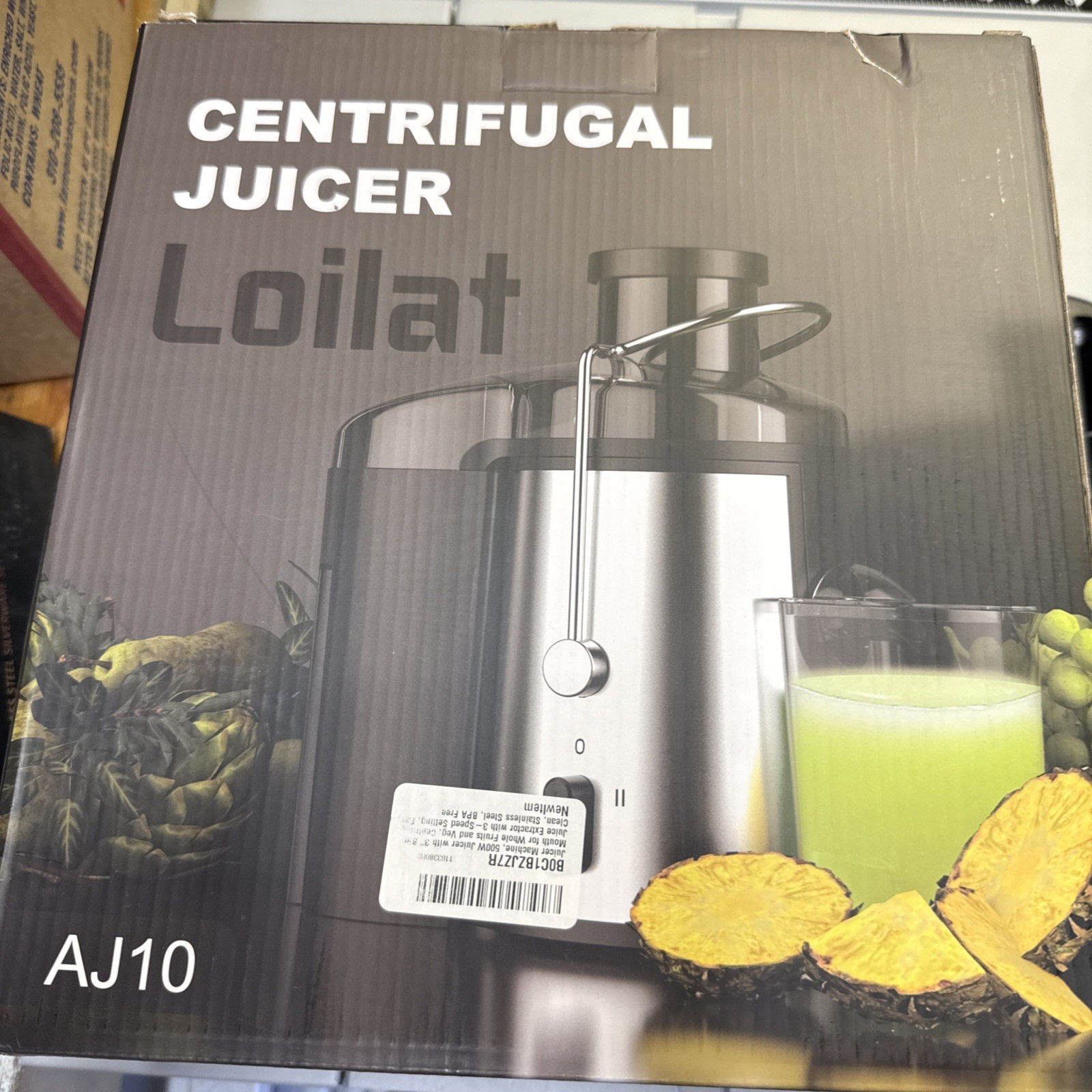 Juicer Machine, 500W Centrifugal Juicer Extractor with Wide Mouth 3&rdquo; Feed Chute