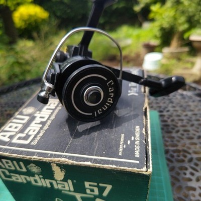Abu Garcia Cardinal 57 Spinning Reel Sweden Made Reliable Fishing