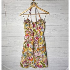 Liberty of London for Target Dress Womens Size XS Colorful Floral Summer Halter