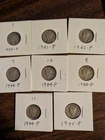 Silver Mercury Dimes, Circulated
