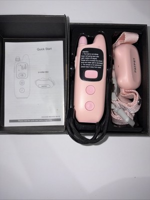 Patpet Pet Training Collar w/ Remote Control Model Dog P-Collar 682 Pink