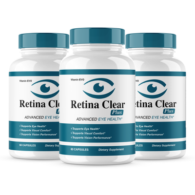 #ad 3 Pack Retina Clear Plus Capsules RetinaClear Eye Health Support 180 Capsules $28.95