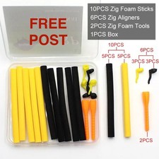 Zig Fishing Kit - Full Set Foams & Aligners - Yellow & Black - Free Post (243)