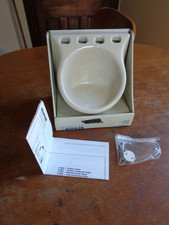 Vintage KOHLER K-983 Ceramic Toothbrush Tumbler Holder Tile Bisque