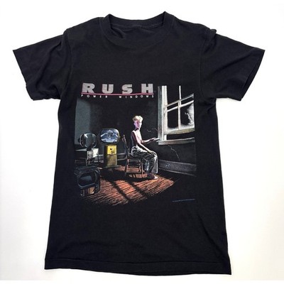 Vintage RUSH Power Windows 1985-1986 Single Stich T Shirt Concert Rock Band Sm