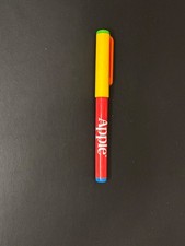 PROMOTIONAL VINTAGE APPLE RAINBOW LOGO BALLPOINT PEN, MAC COMPUTER EXPO 1980s