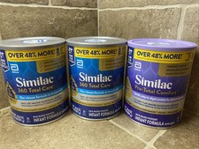 3 Similac 360 Total Care  Pro Total Comfort Non-GMO Infant Milk-Based 30.2oz