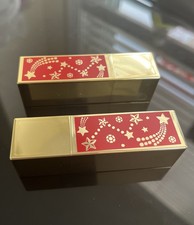 ESTEE LAUDER - 2 Full Size Ltd Ed Lipsticks -CELESTIAL NUDE  SATURN REIGN - NEW