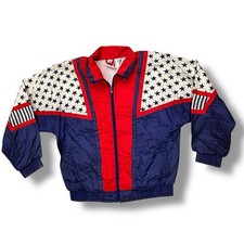 Vtg USA Olympic Unisex Children  s 14 Jacket 80's Windbreaker - Rare Find 