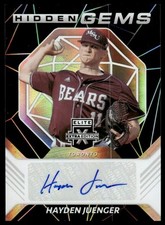 2021 Elite Extra Edition #HG-HJ Hayden Juenger Hidden Gems Signatures Black
