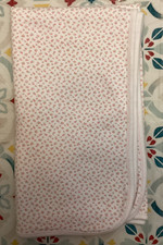 Ralph Lauren Rosebud Floral Baby Blanket Pink Tiny Flowers 71X81 CM