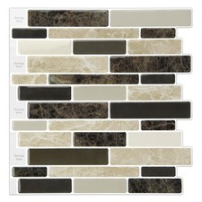 10-Sheet Peel and Stick Backsplash Tile for Kitchen Wall, Back Splash Stick O...
