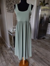 NWT Women's Simply Vera Vera Wang Tank Sleeveless Dress Green  Small Ret: $49.99