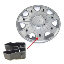 1x Haltefeder VW 6Q0601175 Seat VW Polo Radkappen Halteklammer Feder NEU