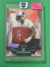2014 Finest #106 Taylor Lewan Red Refractors #/50