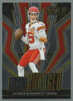 Patrick Mahomes II 2023 Select Turbocharged TUR-PMA Chiefs NFL Insert Card