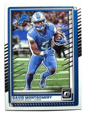 DAVID MONTGOMERY Detroit Lions 2025 Panini Donruss Optic Football Card #117