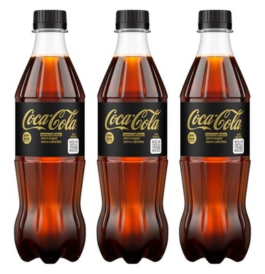 3 COCA COLA Zero Sugar Caffeine Calories Soft Drink Lemonade Bottles 500ml