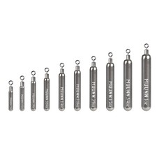 10 Pack Tungsten Free Rig Skinny Drop Shot Weights, Raindrop, Sinker Kit