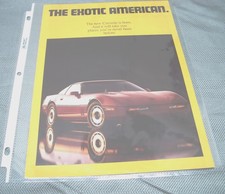 1984 Corvette Dealer Brochure Original Not Reproduction Vintage
