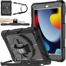Shockproof Case for iPad 10.2" 7th/8th/9th Gen - Rotating Stand  Pen Holder