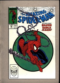 AMAZING SPIDER MAN #301_JUNE 1988_VF/NM_SILVER SABLE IS BACK_TODD McFARLANE!