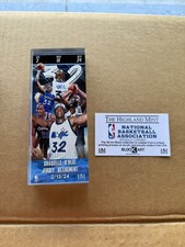Shaquille O'Neal Orlando Magic Jersey Retirement Glass Ticket Rare Exclusive 