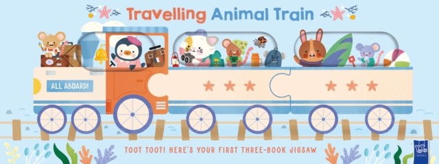 Animal Train Travelling (Board book)