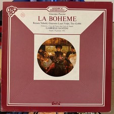 la boheme gabriele santini - 2 VINILI lp 33