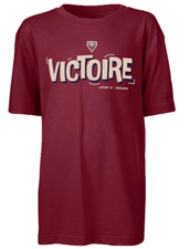 Youth Montreal Victoire PWHL Hockey Bauer Maroon Core Graphics T Shirt