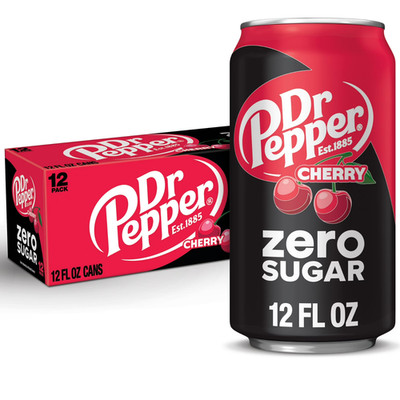  Dr Pepper Zero Sugar Cherry Soda   12 Pack, 12 fl oz Cans  FREE SHIPPING.....