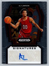 2024 Prizm Draft Picks Collegiate AJ Lawson Signatures Auto #S-AJL