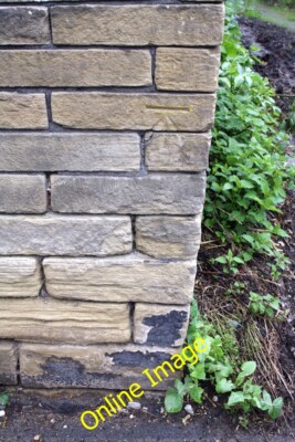 Photo 6x4 Benchmark on boundary wall angle of #19 Priestthorpe Road Bingl c2012