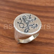 Lion Ring, 925 Sterling Silver, Stylish Ring, Handmade Ring, Animal Silver Ring